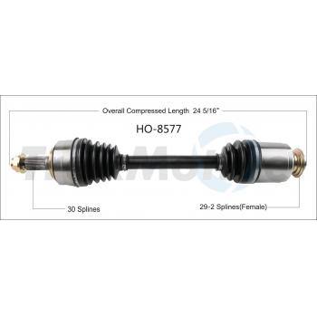 TrakMotive HO8577 CV Axle Shaft product image 1 of 3
