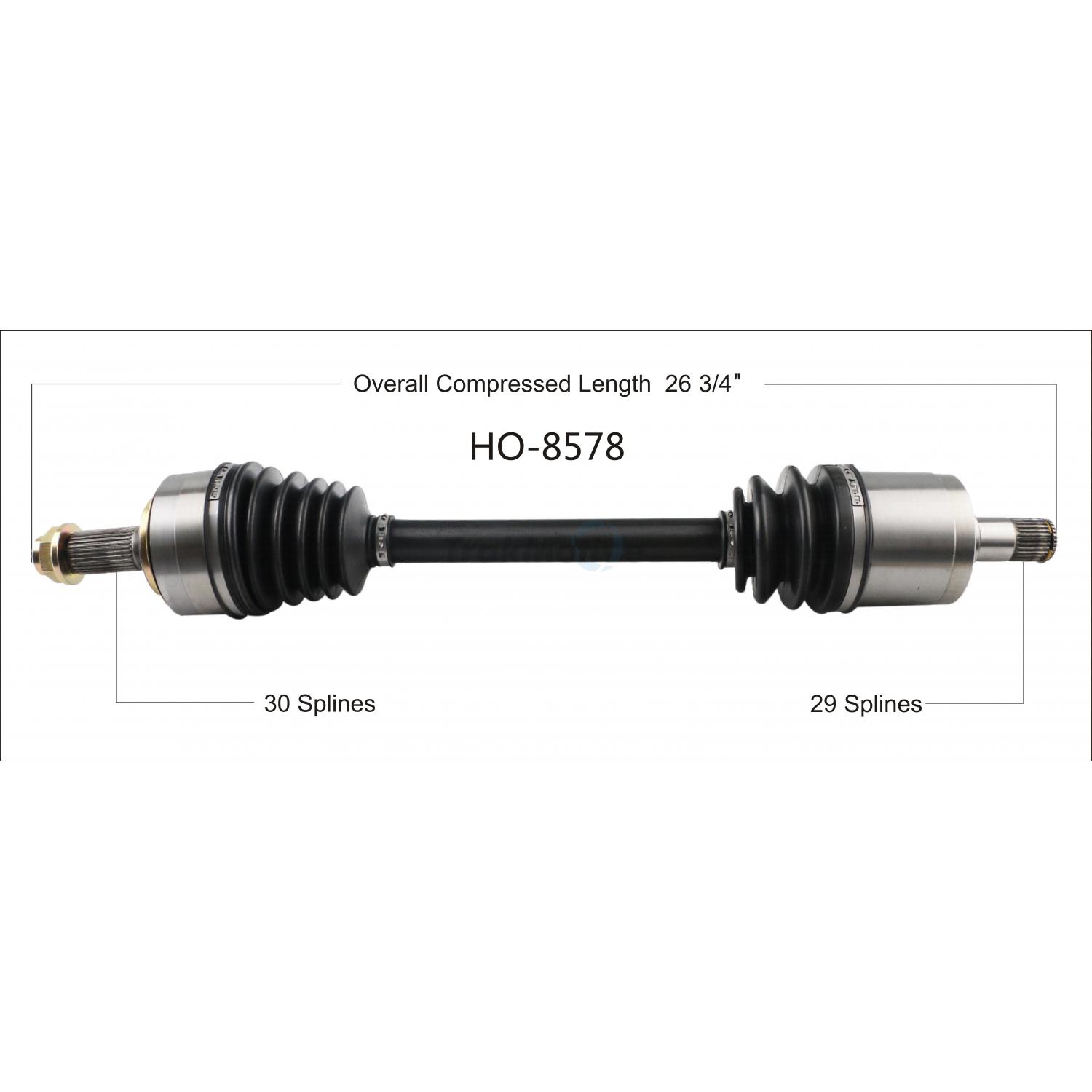 TrakMotive HO8578 - CV Axle Shaft TrakMotive HO8578 CV Axle Shaft product image 1 of 3