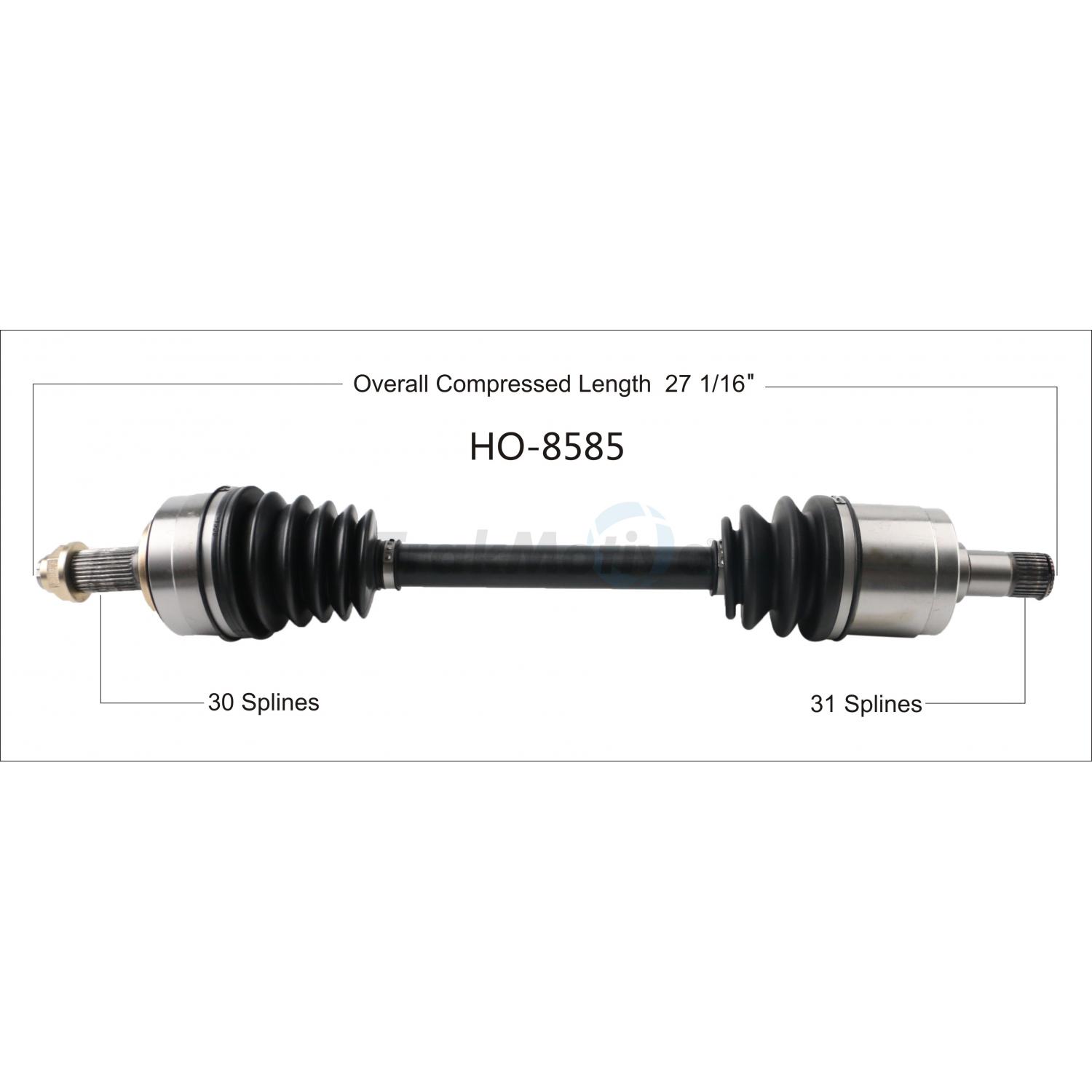 TrakMotive HO8585 CV Axle Shaft product image 1 of 3