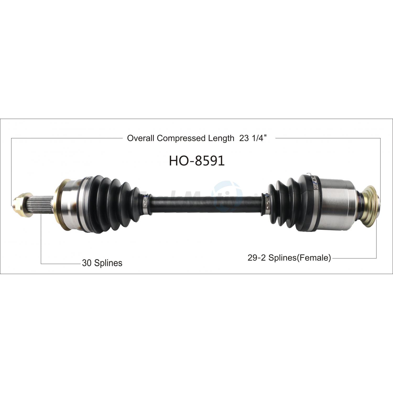 TrakMotive HO8591 - CV Axle Shaft TrakMotive HO8591 CV Axle Shaft product image 1 of 3