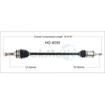 TrakMotive HO8595 CV Axle Shaft product image 1 of 3
