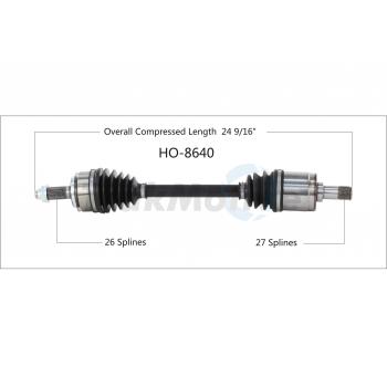 TrakMotive HO8640 CV Axle Shaft product image 1 of 3