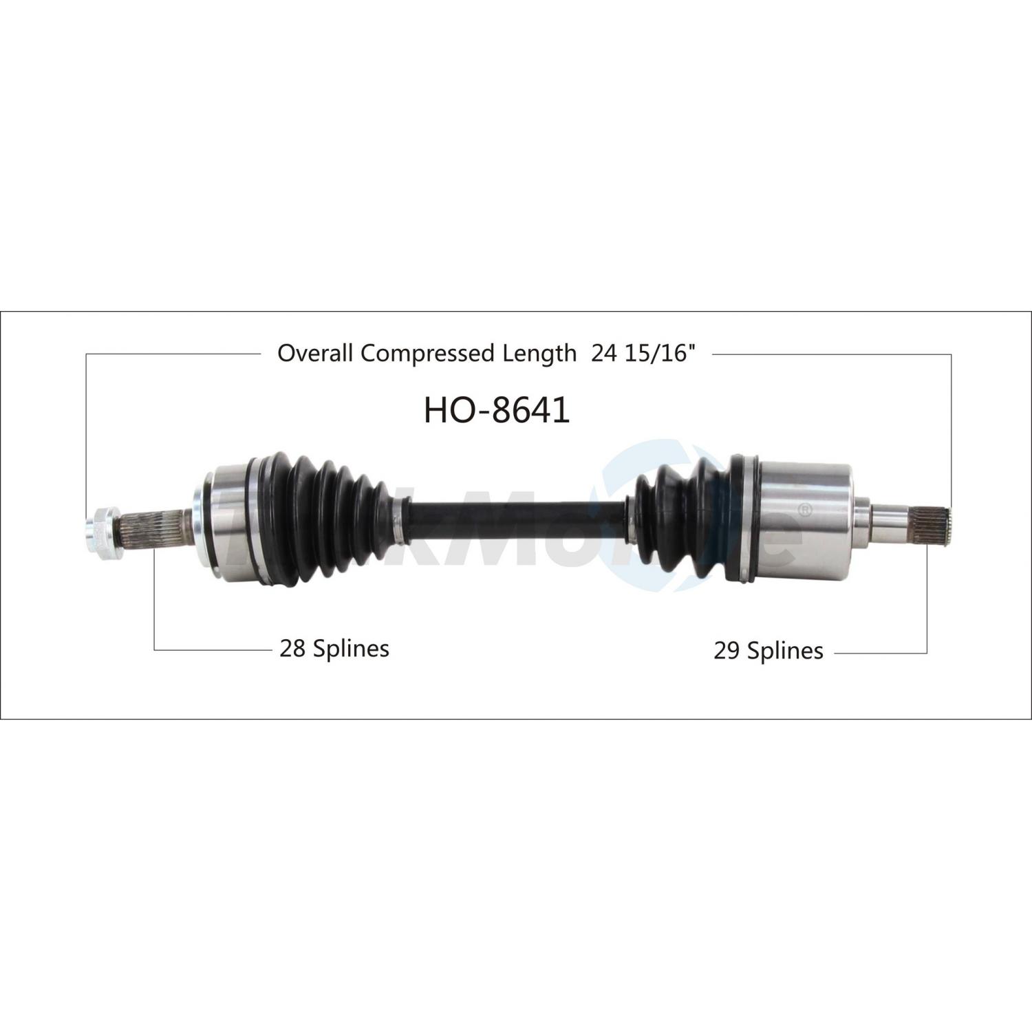 TrakMotive HO8641 - CV Axle Shaft TrakMotive HO8641 CV Axle Shaft product image 1 of 3