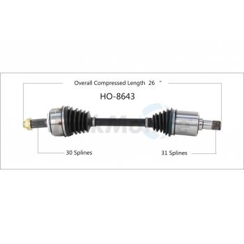 TrakMotive HO8643 CV Axle Shaft product image 1 of 3