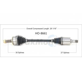 TrakMotive HO8661 CV Axle Shaft product image 1 of 3