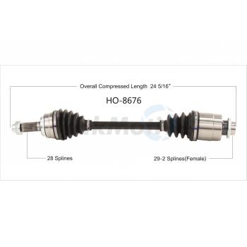 TrakMotive HO8676 CV Axle Shaft product image 1 of 3