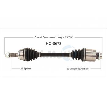 TrakMotive HO8678 CV Axle Shaft product image 1 of 3