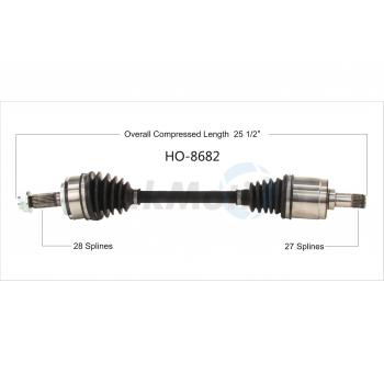 TrakMotive HO8682 CV Axle Shaft product image 1 of 3