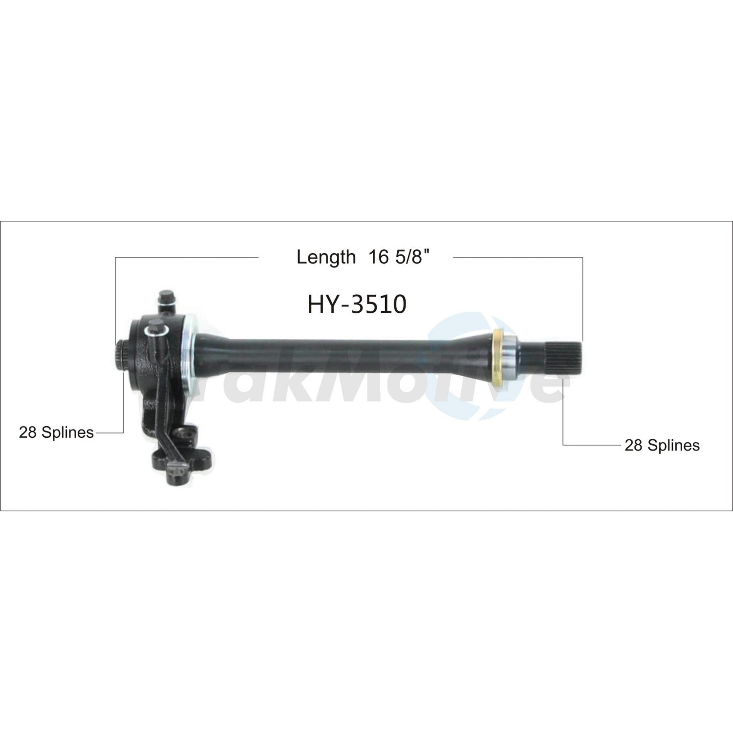 TrakMotive HY3510 - CV Intermediate Shaft TrakMotive HY3510 CV Intermediate Shaft product image 1 of 3