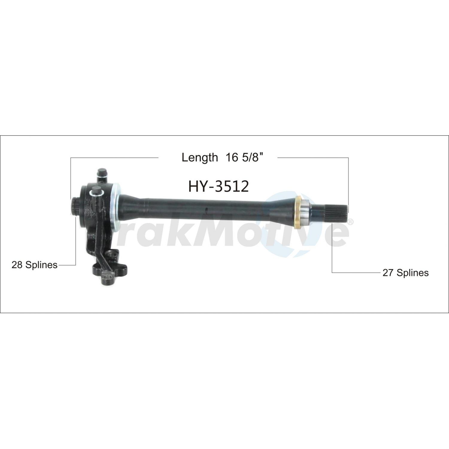 TrakMotive HY3512 CV Intermediate Shaft product image 1 of 3
