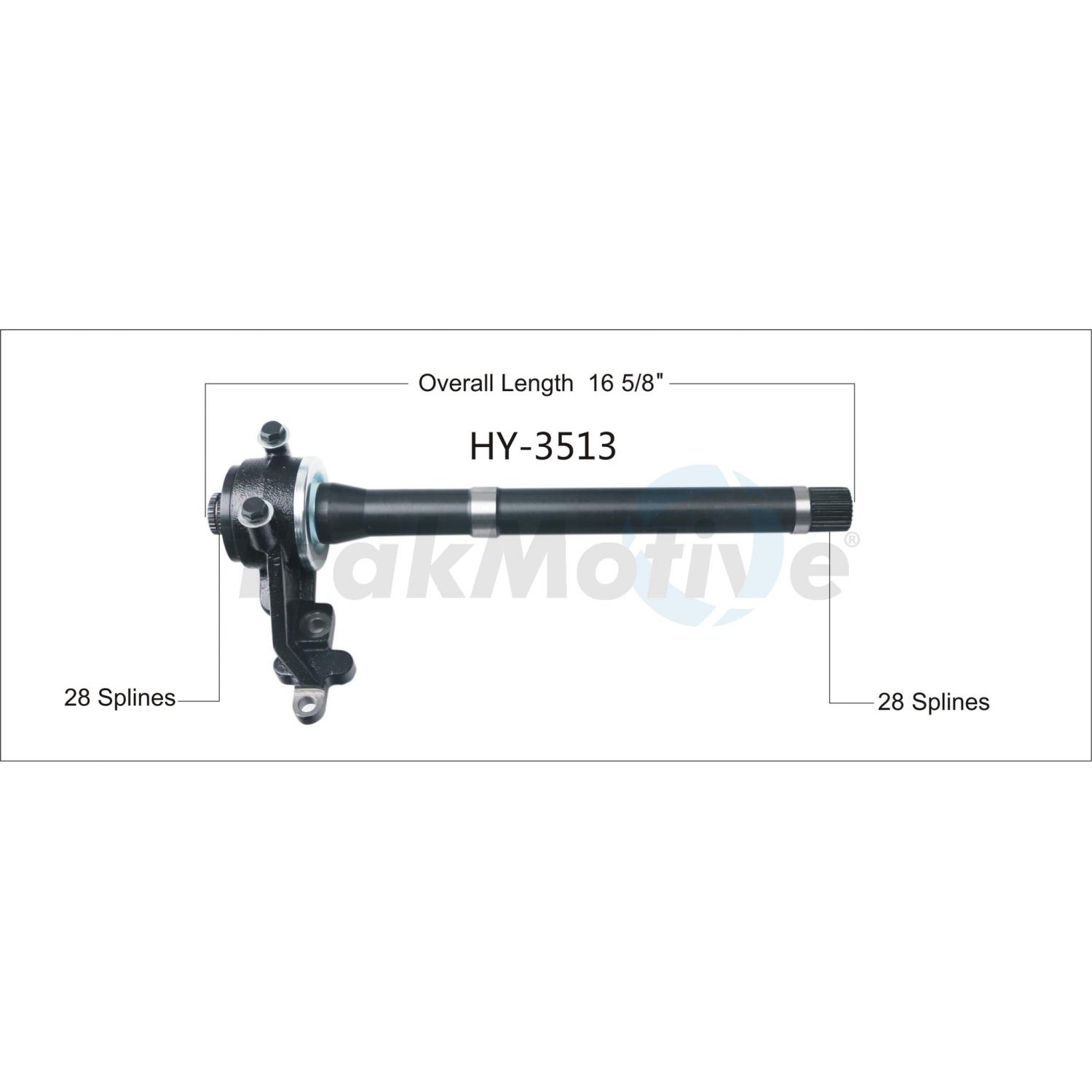 TrakMotive HY3513 CV Intermediate Shaft product image 1 of 3