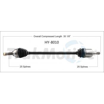 TrakMotive HY8010 - CV Axle Shaft TrakMotive HY8010 CV Axle Shaft product image 1 of 3
