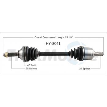 TrakMotive HY8041 CV Axle Shaft product image 1 of 3