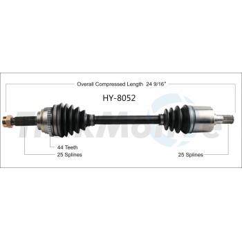 TrakMotive HY8052 - CV Axle Shaft TrakMotive HY8052 CV Axle Shaft product image 1 of 3