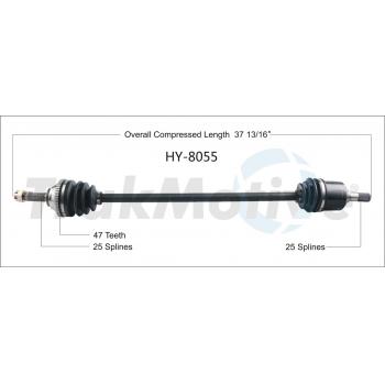 TrakMotive HY8055 - CV Axle Shaft TrakMotive HY8055 CV Axle Shaft product image 1 of 3