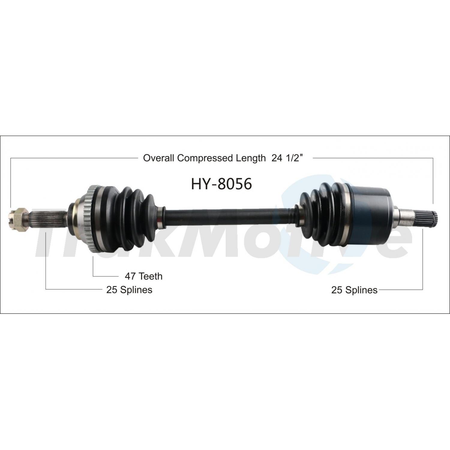 TrakMotive HY8056 - CV Axle Shaft TrakMotive HY8056 CV Axle Shaft product image 1 of 3