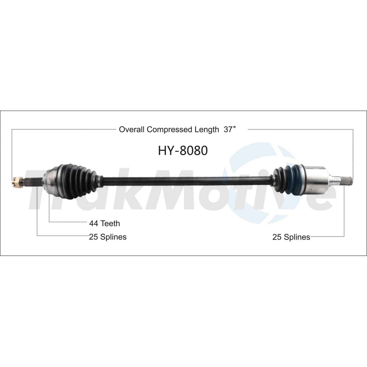TrakMotive HY8080 - CV Axle Shaft TrakMotive HY8080 CV Axle Shaft product image 1 of 3