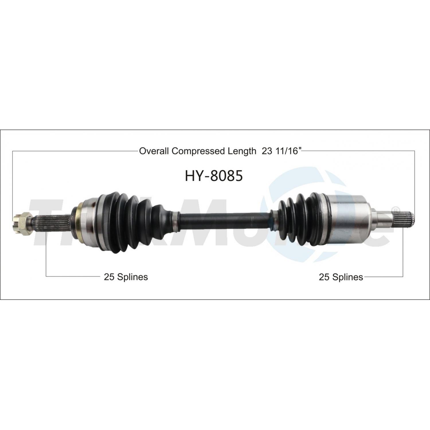 TrakMotive HY8085 CV Axle Shaft product image 1 of 3