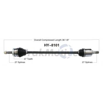 TrakMotive HY8101 CV Axle Shaft product image 1 of 3