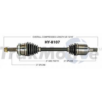 TrakMotive HY8107 CV Axle Shaft product image 1 of 3