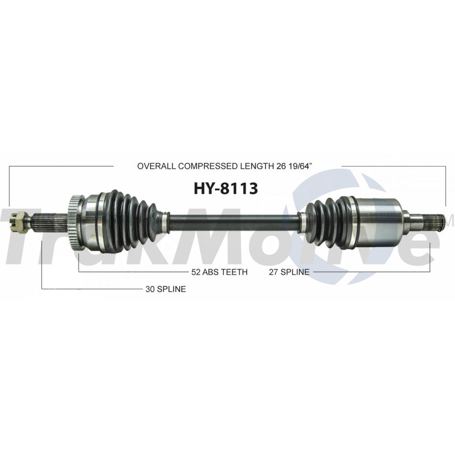TrakMotive HY8113 - CV Axle Shaft TrakMotive HY8113 CV Axle Shaft product image 1 of 3