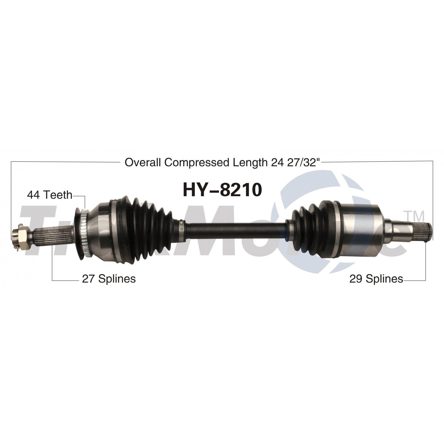 TrakMotive HY8210 - CV Axle Shaft TrakMotive HY8210 CV Axle Shaft product image 1 of 3