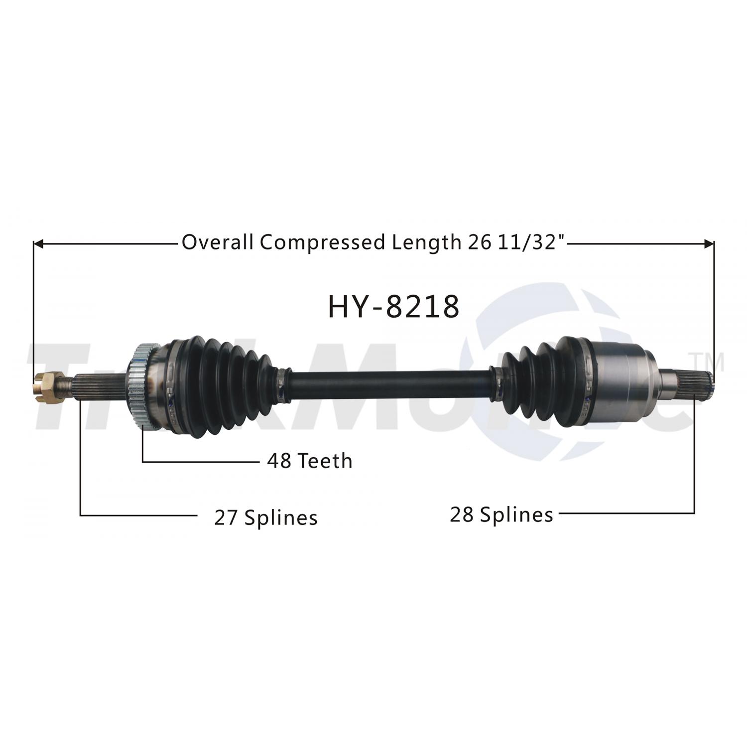 TrakMotive HY8218 - CV Axle Shaft TrakMotive HY8218 CV Axle Shaft product image 1 of 3