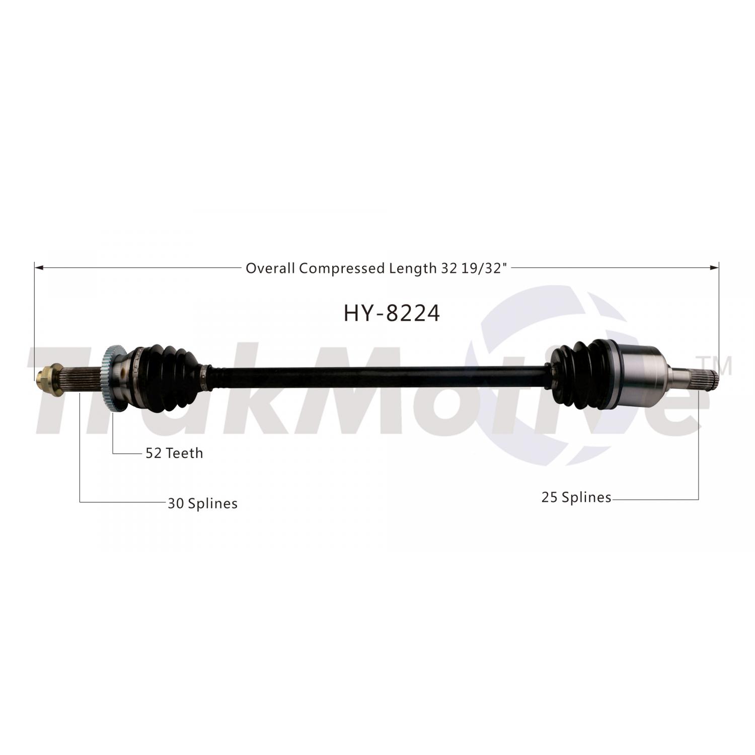 TrakMotive HY8224 - CV Axle Shaft TrakMotive HY8224 CV Axle Shaft product image 1 of 3