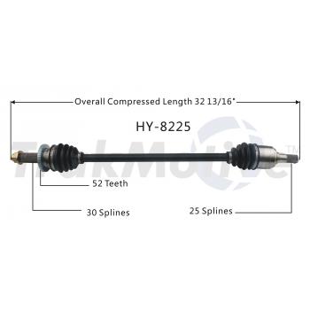 TrakMotive HY8225 - CV Axle Shaft TrakMotive HY8225 CV Axle Shaft product image 1 of 3