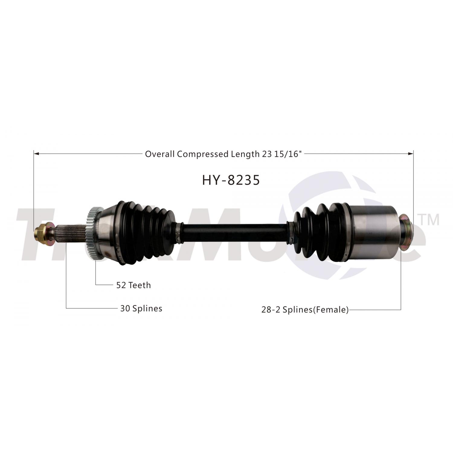 TrakMotive HY8235 - CV Axle Shaft TrakMotive HY8235 CV Axle Shaft product image 1 of 3