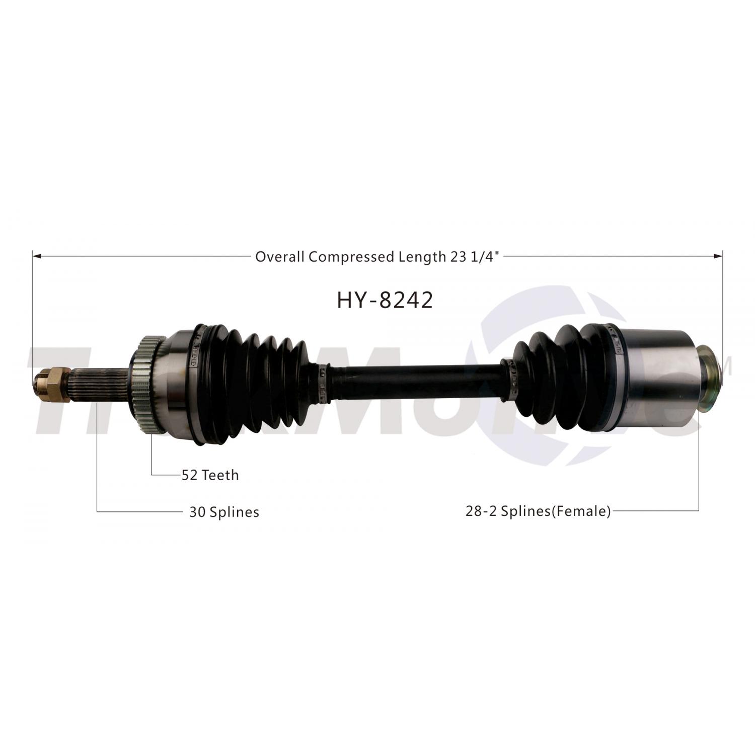 TrakMotive HY8242 - CV Axle Shaft TrakMotive HY8242 CV Axle Shaft product image 1 of 3