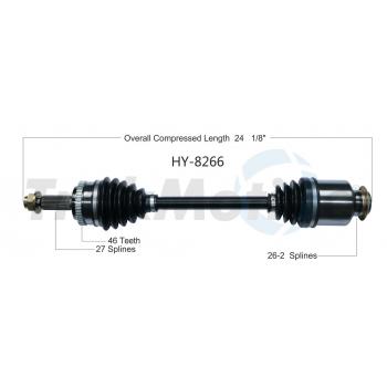 TrakMotive HY8266 - CV Axle Shaft TrakMotive HY8266 CV Axle Shaft product image 1 of 3