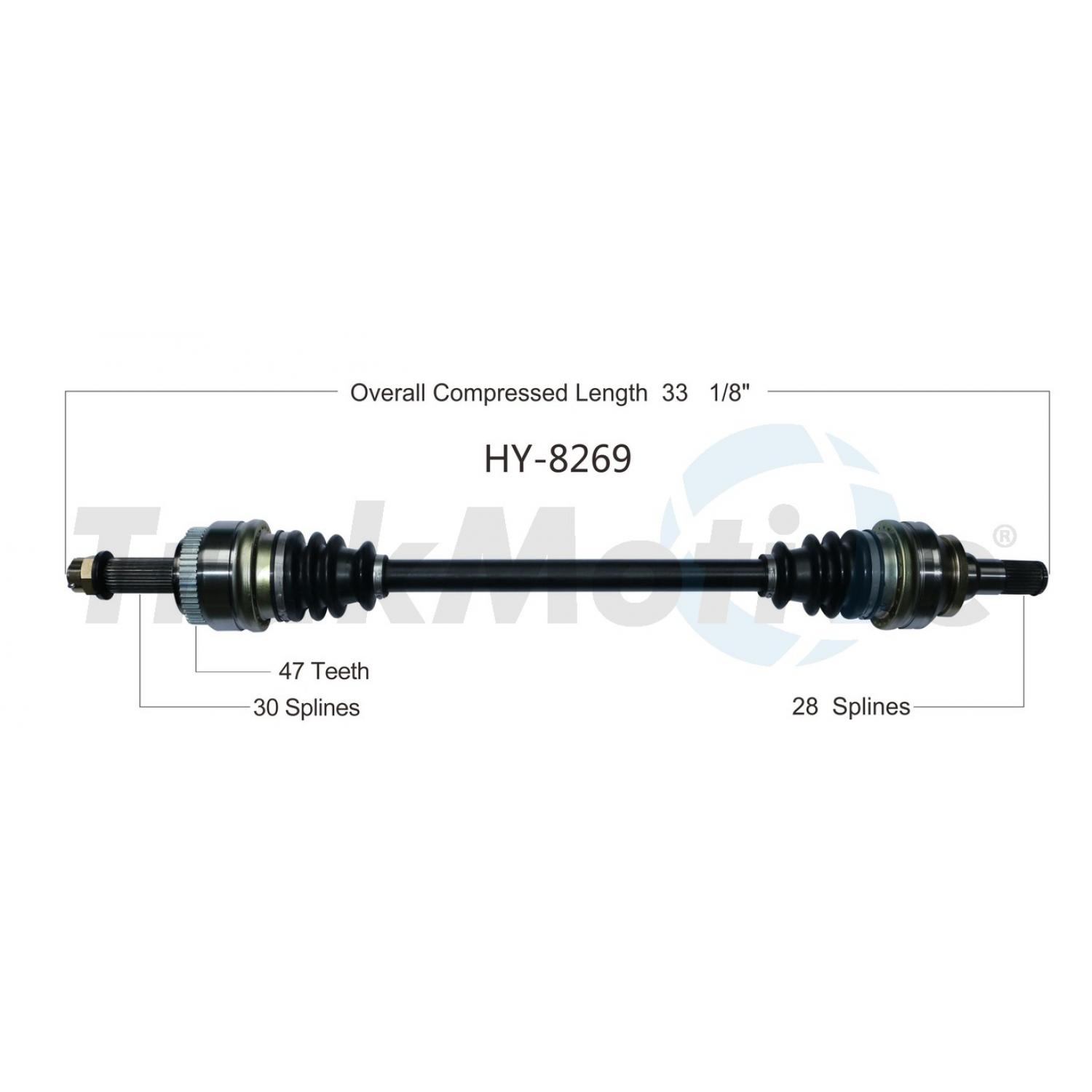 TrakMotive HY8269 - CV Axle Shaft TrakMotive HY8269 CV Axle Shaft product image 1 of 3