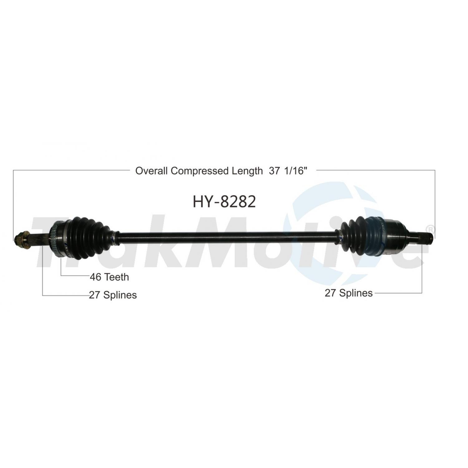 TrakMotive HY8282 CV Axle Shaft product image 1 of 3