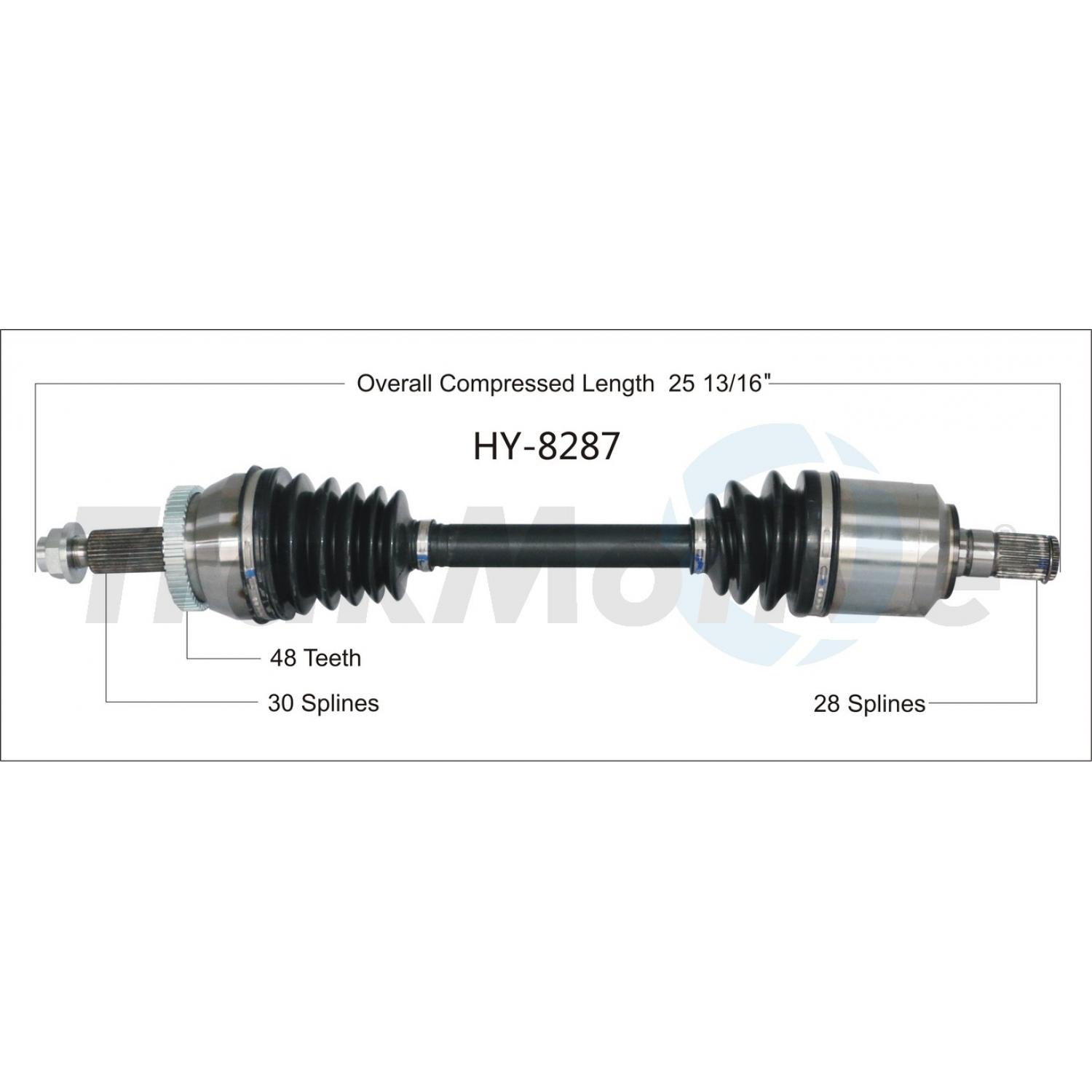 TrakMotive HY8287 - CV Axle Shaft TrakMotive HY8287 CV Axle Shaft product image 1 of 3