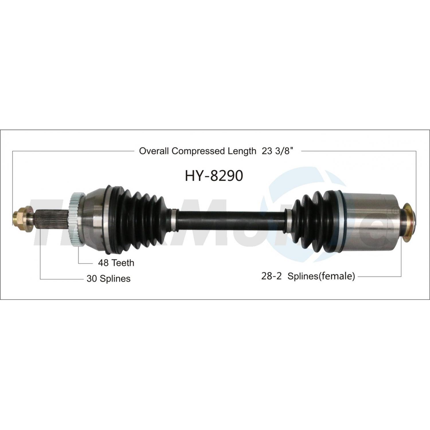 TrakMotive HY8290 CV Axle Shaft product image 1 of 3