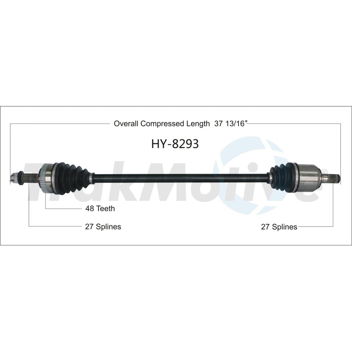 TrakMotive HY8293 - CV Axle Shaft TrakMotive HY8293 CV Axle Shaft product image 1 of 3