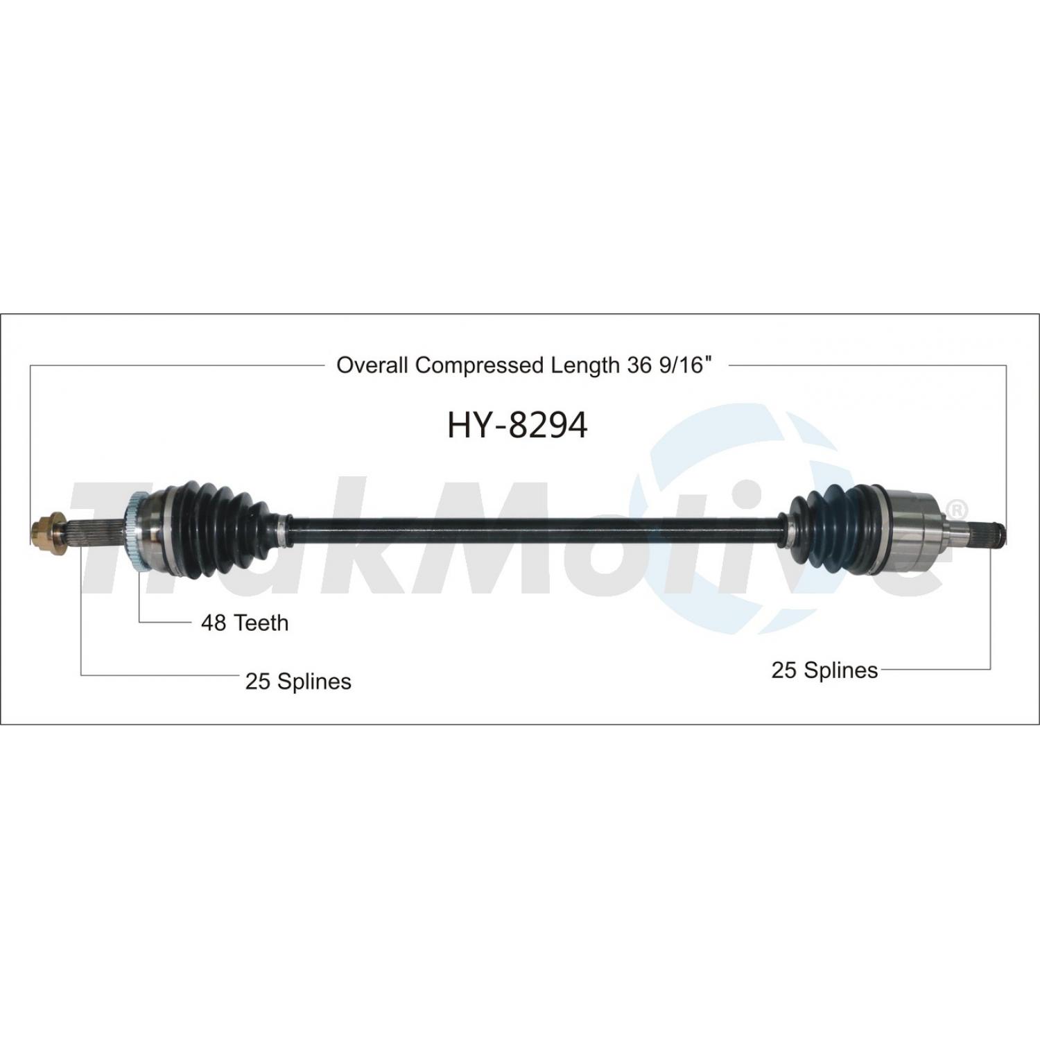 TrakMotive HY8294 - CV Axle Shaft TrakMotive HY8294 CV Axle Shaft product image 1 of 3