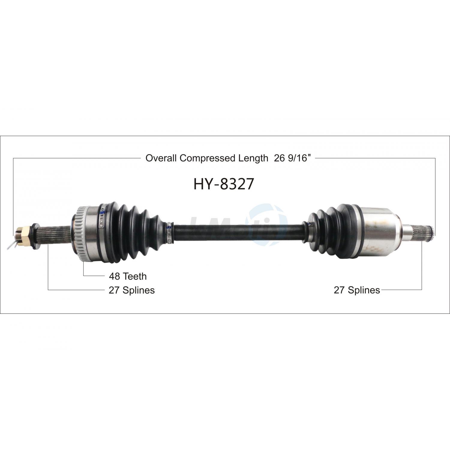 TrakMotive HY8327 - CV Axle Shaft TrakMotive HY8327 CV Axle Shaft product image 1 of 3