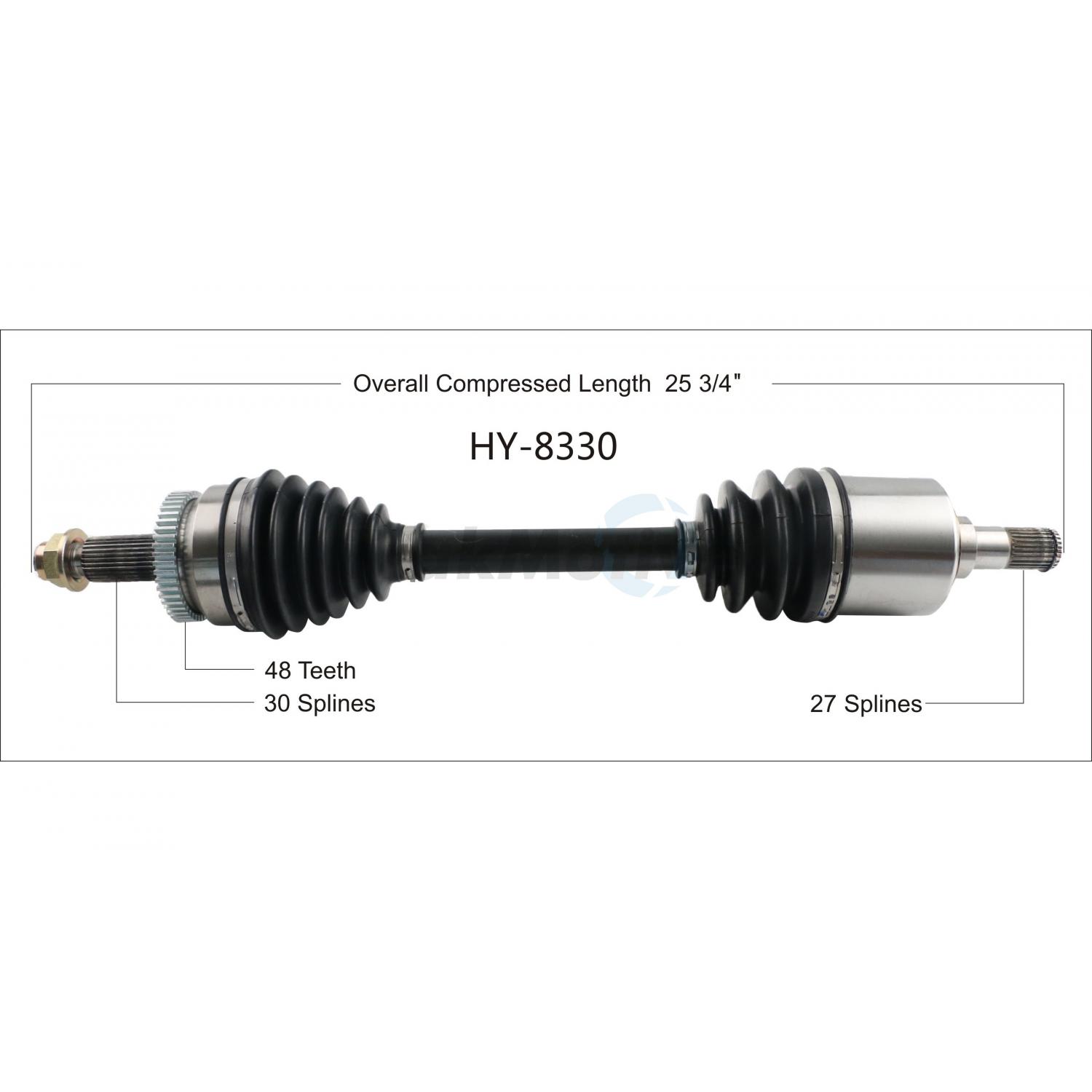 TrakMotive HY8330 - CV Axle Shaft TrakMotive HY8330 CV Axle Shaft product image 1 of 3