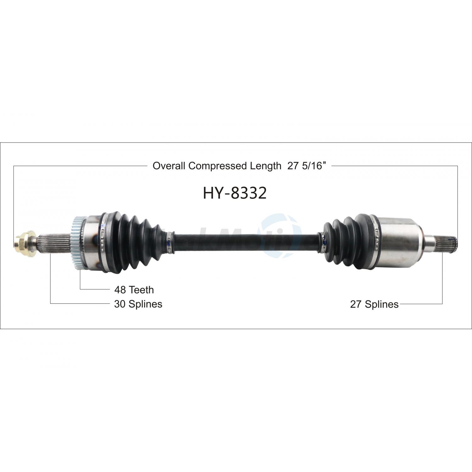 TrakMotive HY8332 CV Axle Shaft product image 1 of 3