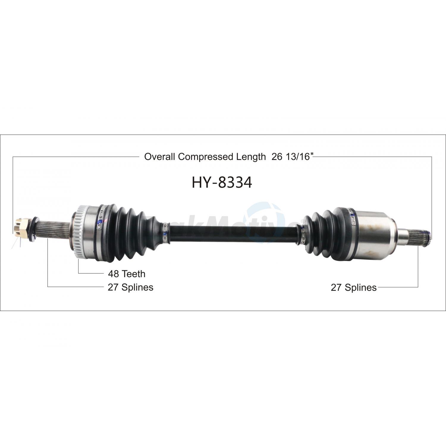 TrakMotive HY8334 - CV Axle Shaft TrakMotive HY8334 CV Axle Shaft product image 1 of 3