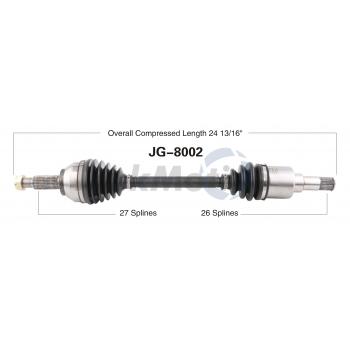 TrakMotive JG8002 CV Axle Shaft product image 1 of 3