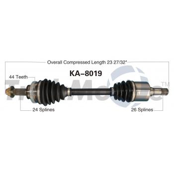 TrakMotive KA8019 CV Axle Shaft product image 1 of 3