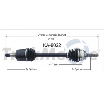 TrakMotive KA8022 - CV Axle Shaft TrakMotive KA8022 CV Axle Shaft product image 1 of 3