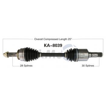 TrakMotive KA8039 CV Axle Shaft product image 1 of 3