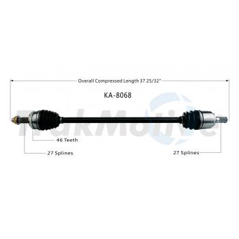 TrakMotive KA8068 CV Axle Shaft product image 1 of 4