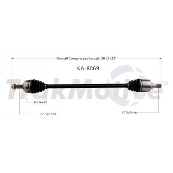 TrakMotive KA8069 CV Axle Shaft product image 1 of 3