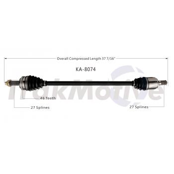 TrakMotive KA8074 CV Axle Shaft product image 1 of 3