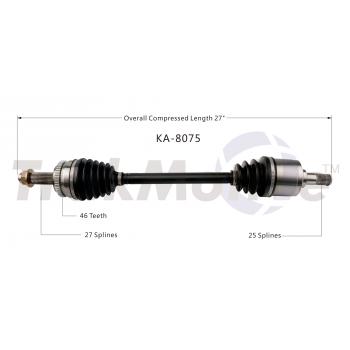 TrakMotive KA8075 - CV Axle Shaft TrakMotive KA8075 CV Axle Shaft product image 1 of 3